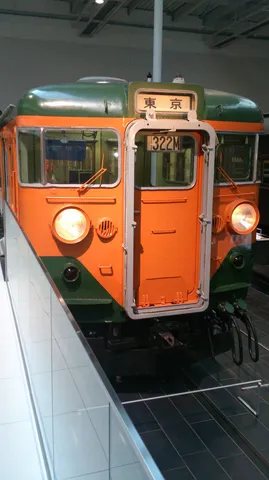 レトロな車両、東京行き