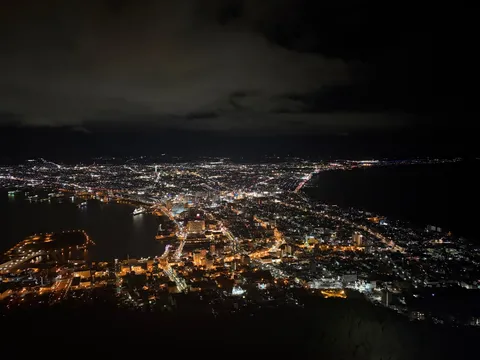 光の絨毯が広がる夜