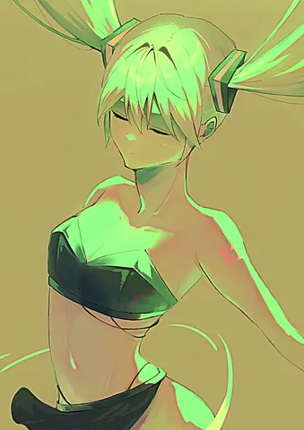 緑の光にほどける時間