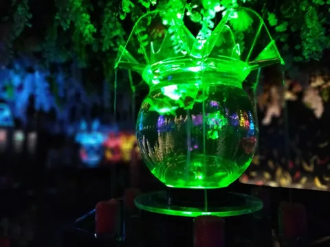 緑に沈む神秘的な世界