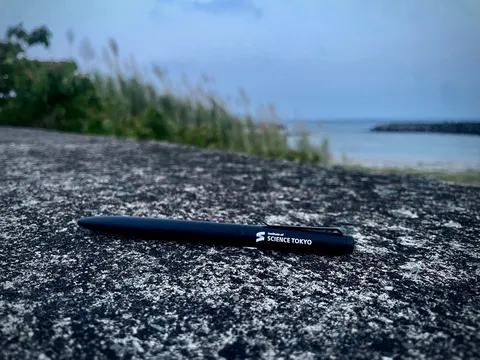 学びのペン、海辺のひととき