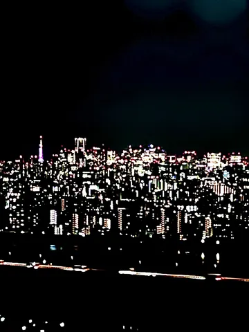 夜景の静かな輝き