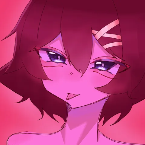 惹きつける紅色の眼差し