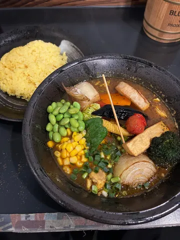 彩り野菜のスープカレー