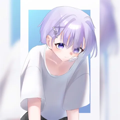 透明感あふれるラベンダーヘア