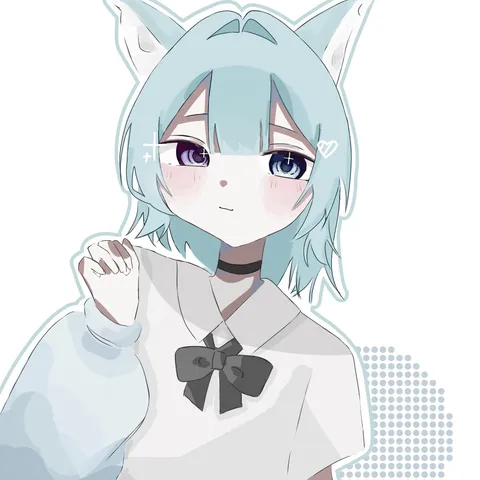 猫耳とリボンの無敵感