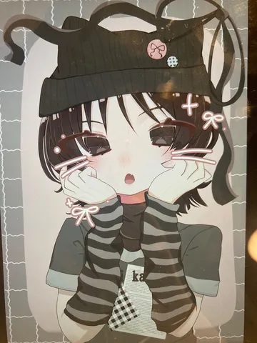 リボンと縞模様の午後