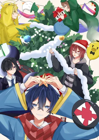 クリスマスツリーと個性豊かな仲間たち