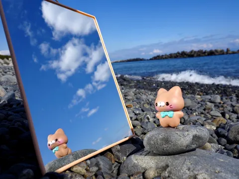 青い空とちいさな旅人