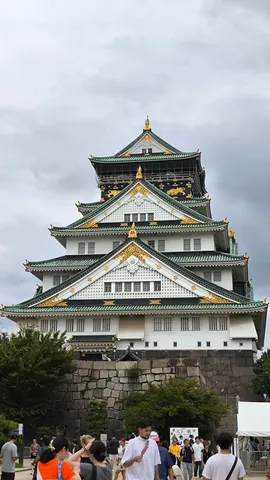 曇り空に映える名城
