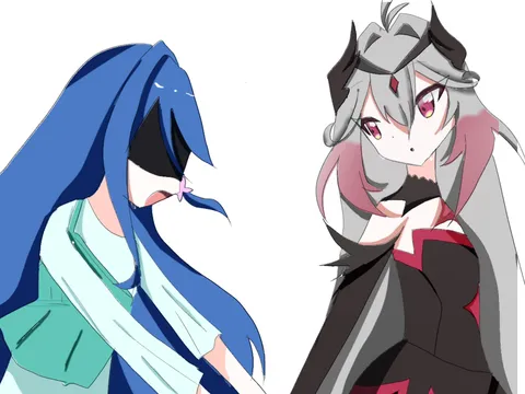 相対する二人の世界