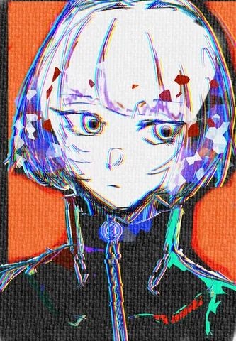色彩のひずむ視線