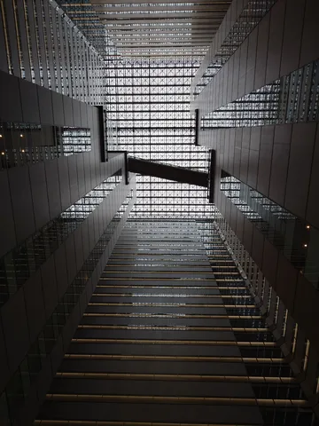 見上げる幾何学空間