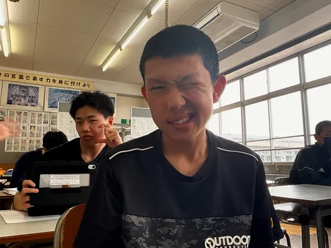 放課後のいたずら顔