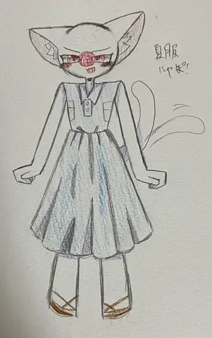 夏服にゃん