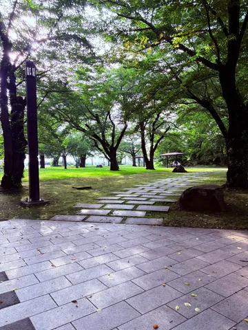 石畳と木漏れ日の誘い