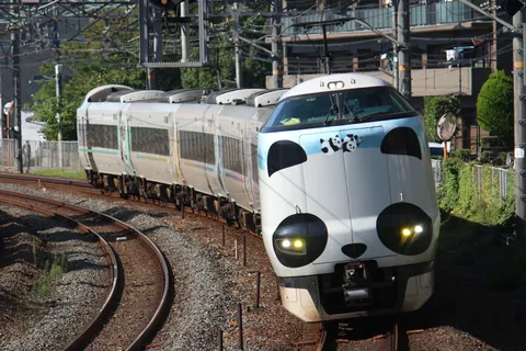 パンダ号の列車旅情
