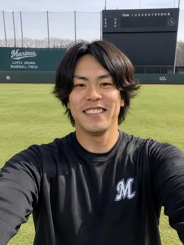 グラウンドで弾ける笑顔