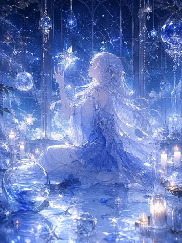 星降る夜の幻想空間