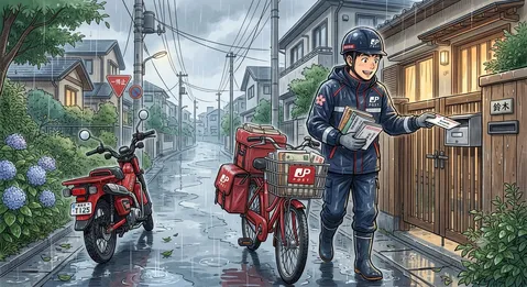 水も滴るいい配達員