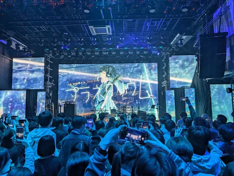 ライブ会場の熱気と光の共演