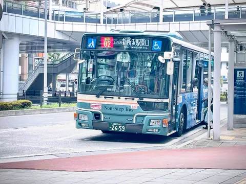 日常の一コマ、バス停にて