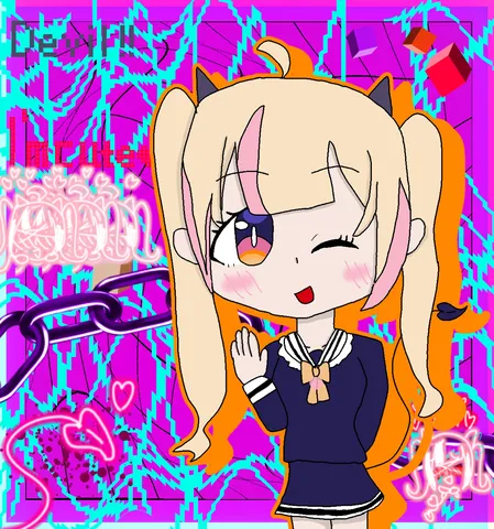 サイバーパンクな病みかわ少女