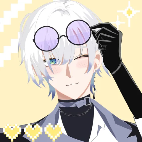 紫のレンズ越しのきらめき