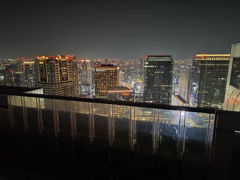 夜景に溶け込む光の回廊