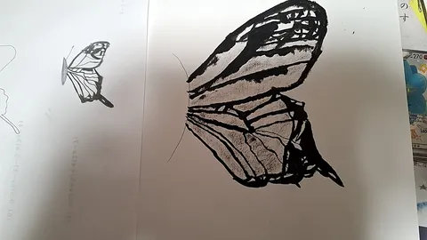 羽ばたく蝶、その静かなる姿