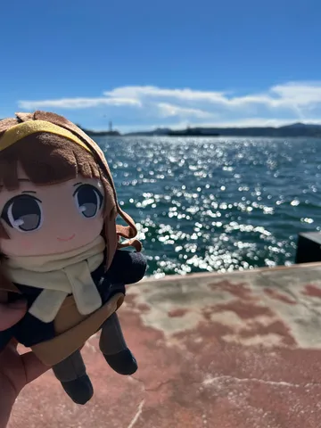 海辺のお供、日光浴中