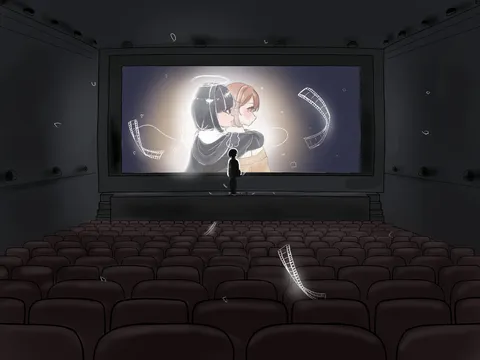 スクリーンの中へ入場