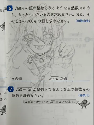 数学と落書きの不思議な融合