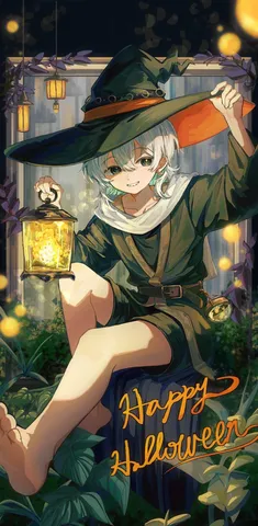 ハロウィンの夜に灯る光