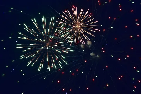 夜空に咲く光の花束