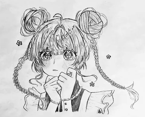 くるくるツインテールのお人形さん