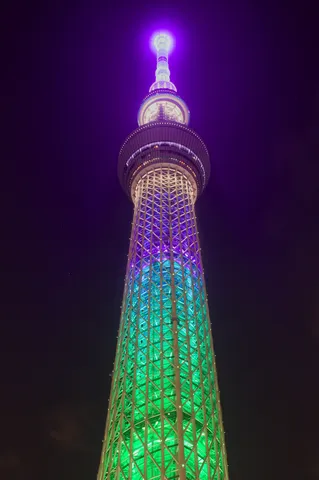 夜空のグラデーション