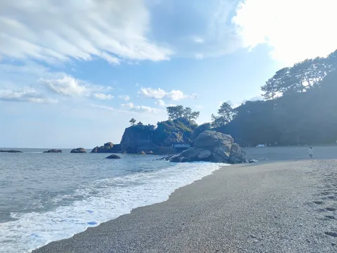 磯遊びの合間の休憩タイム