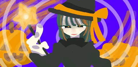 闇夜の仮装と光