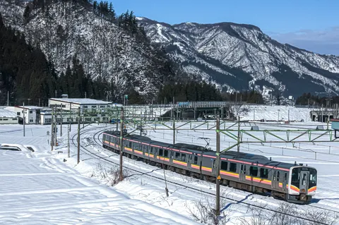 雪原をゆく、彩りの列車