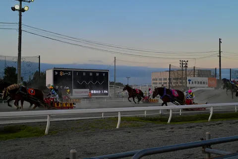 風を切る競馬の夜