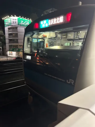 終電間際の京浜東北線？