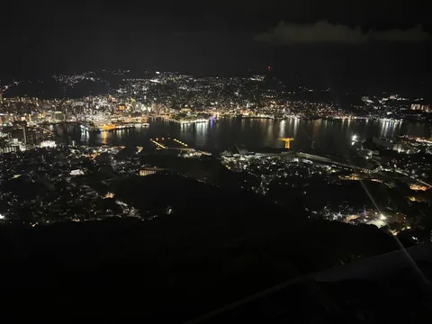 夜景の静かな煌めき