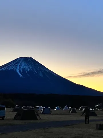 富士山とキャンプ！最高の贅沢