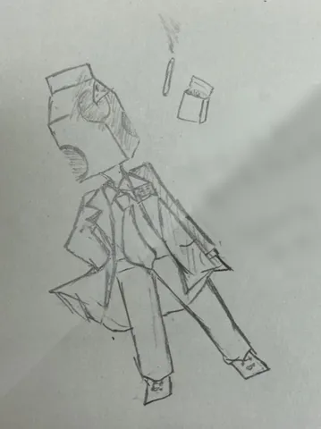 紙パックくん、一服中