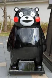 くまモン、がお出迎え