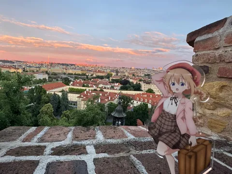 茜色の街を見下ろす旅の記録
