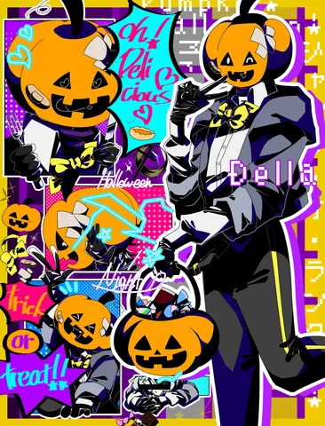 かぼちゃたちのハロウィン劇場