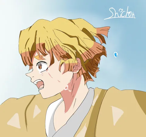 叫びと涙、風に舞う髪