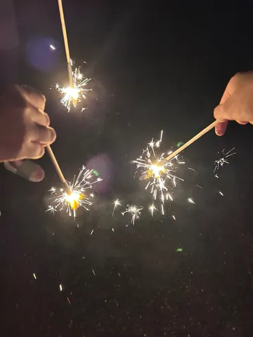 夜空に咲く光の花